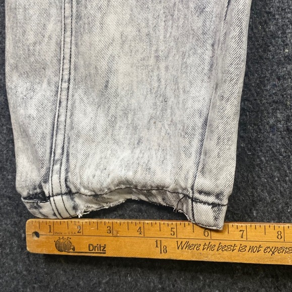 Maneuvers Vintage Grunge Women Size 18 Acid Wash Cargo Utility Pants Distressed - Picture 13 of 15